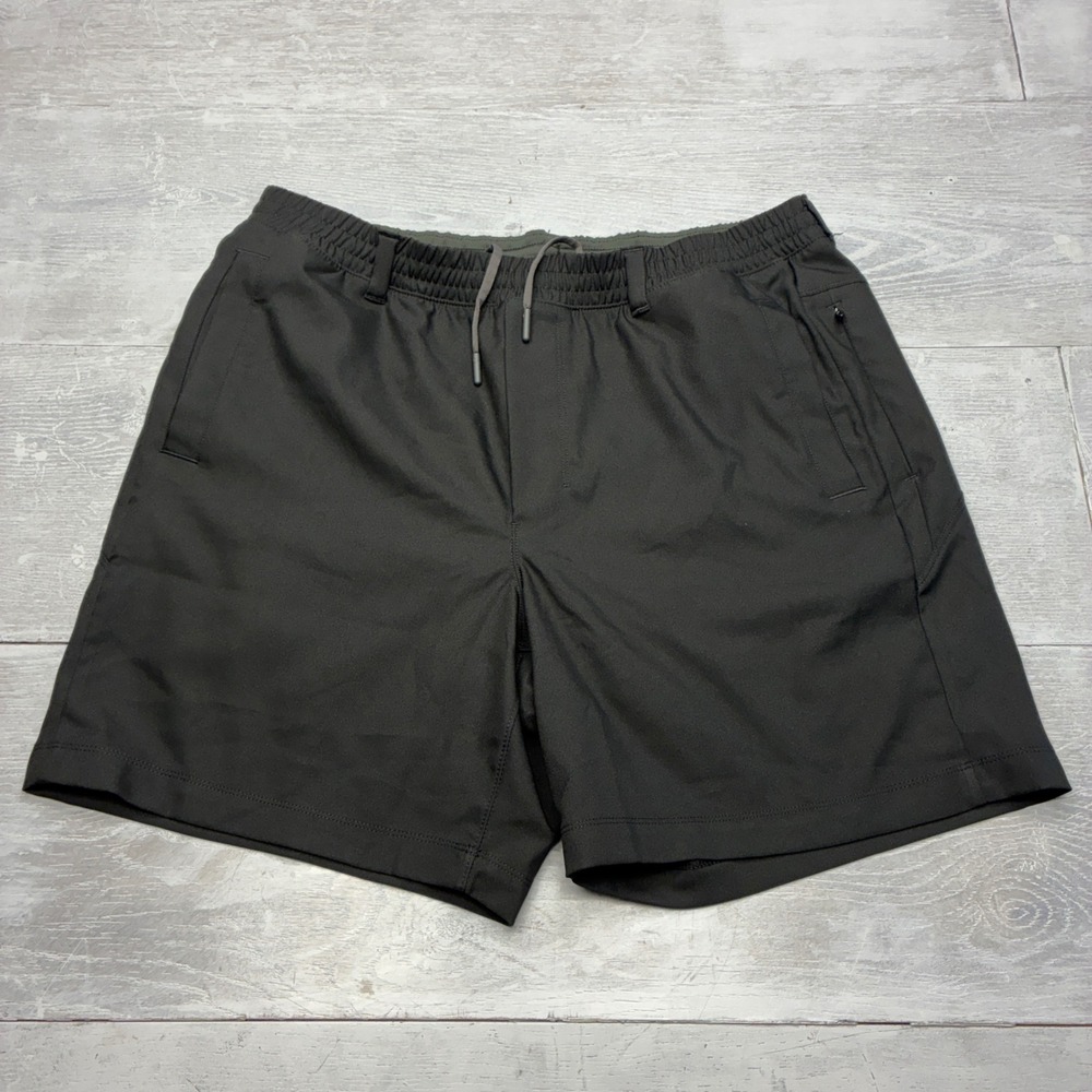 Birddogs Gym Shorts Mens XL Grey 7 Inseam Lined Athletic Workout Pockets